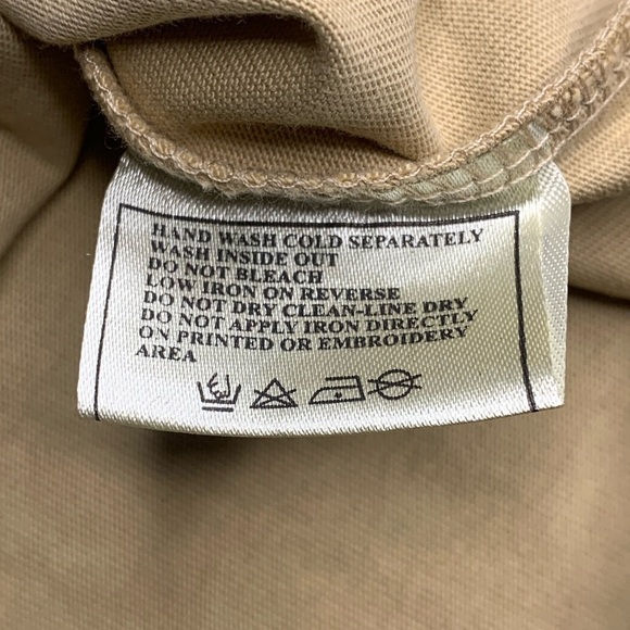 AKOO Men’s Graphic T-Shirt Tan Size Large New - Picture 6 of 8